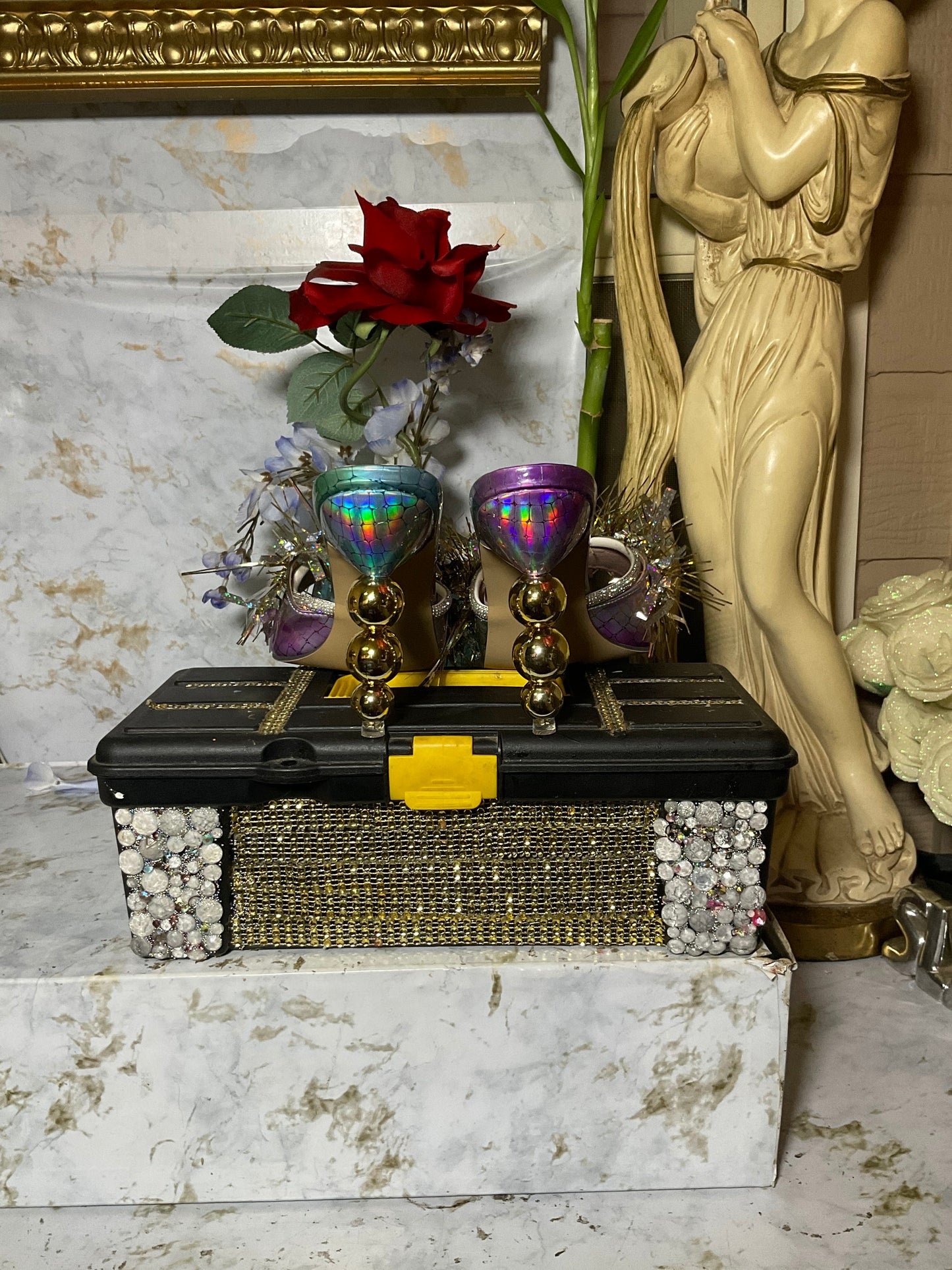 Champagne Kitten Heels