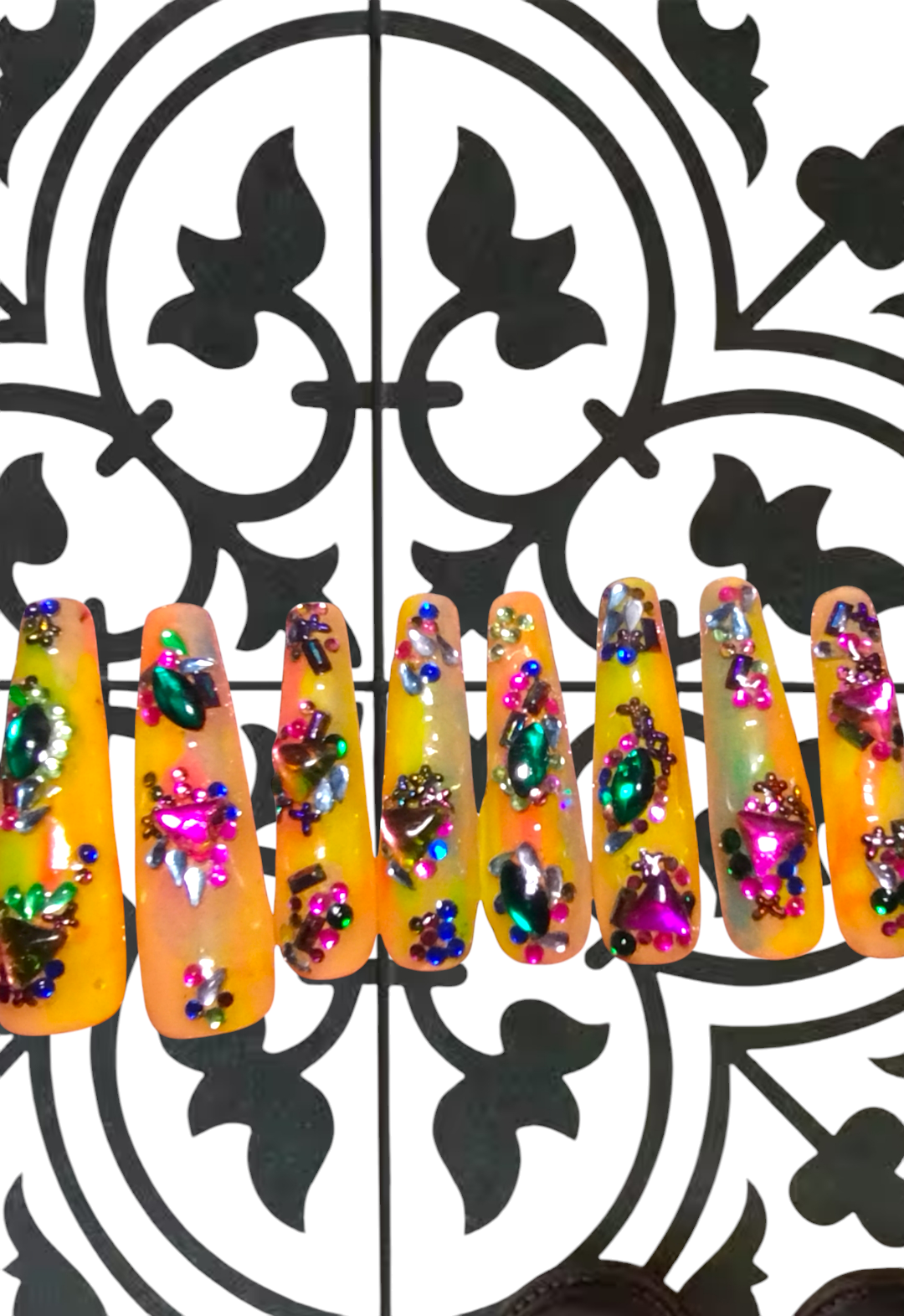 Ombre Rush Bling Press - On Nails